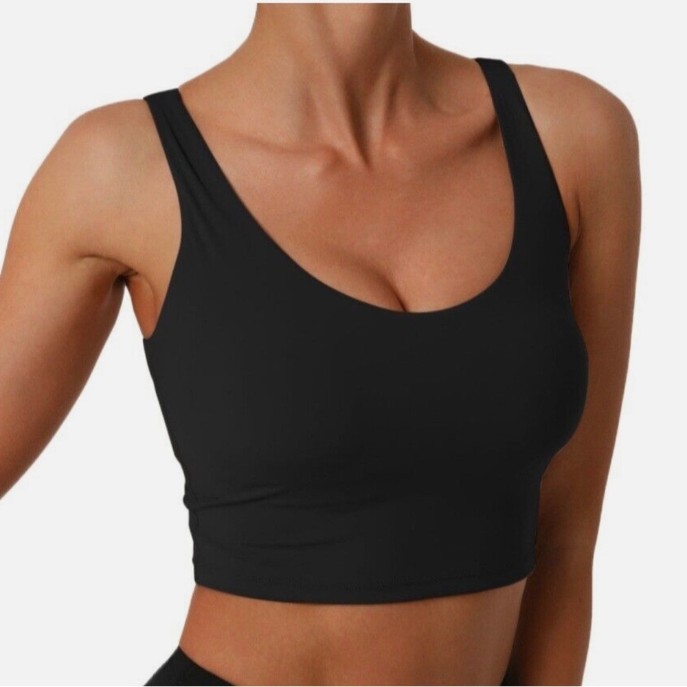 NEW Let’s Fit Sports Bra Crop Top – Size XL 🖤